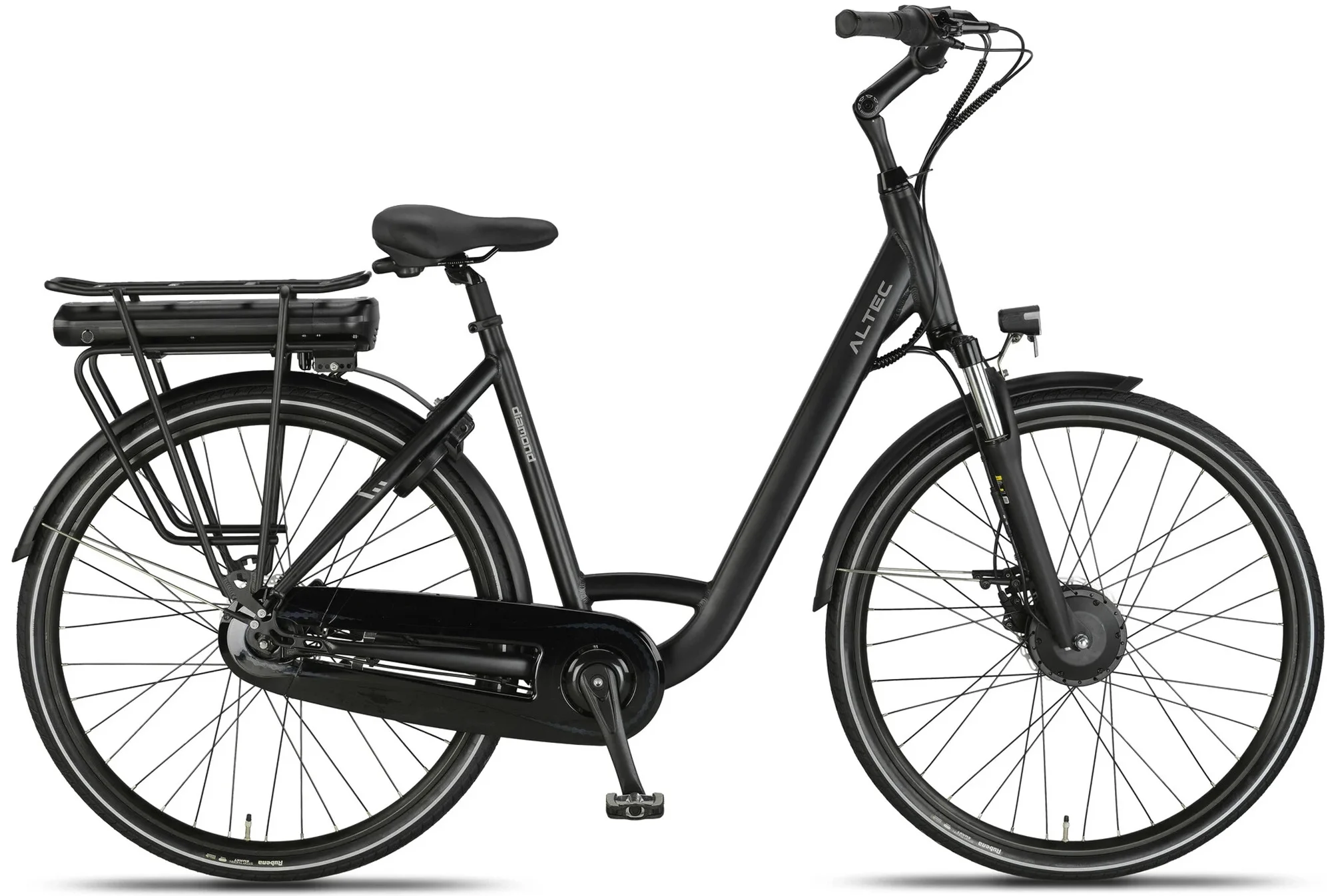 Altec Diamond Elektrische Damesfiets 28inch 53cm Hydraulische Schijfrem 7v