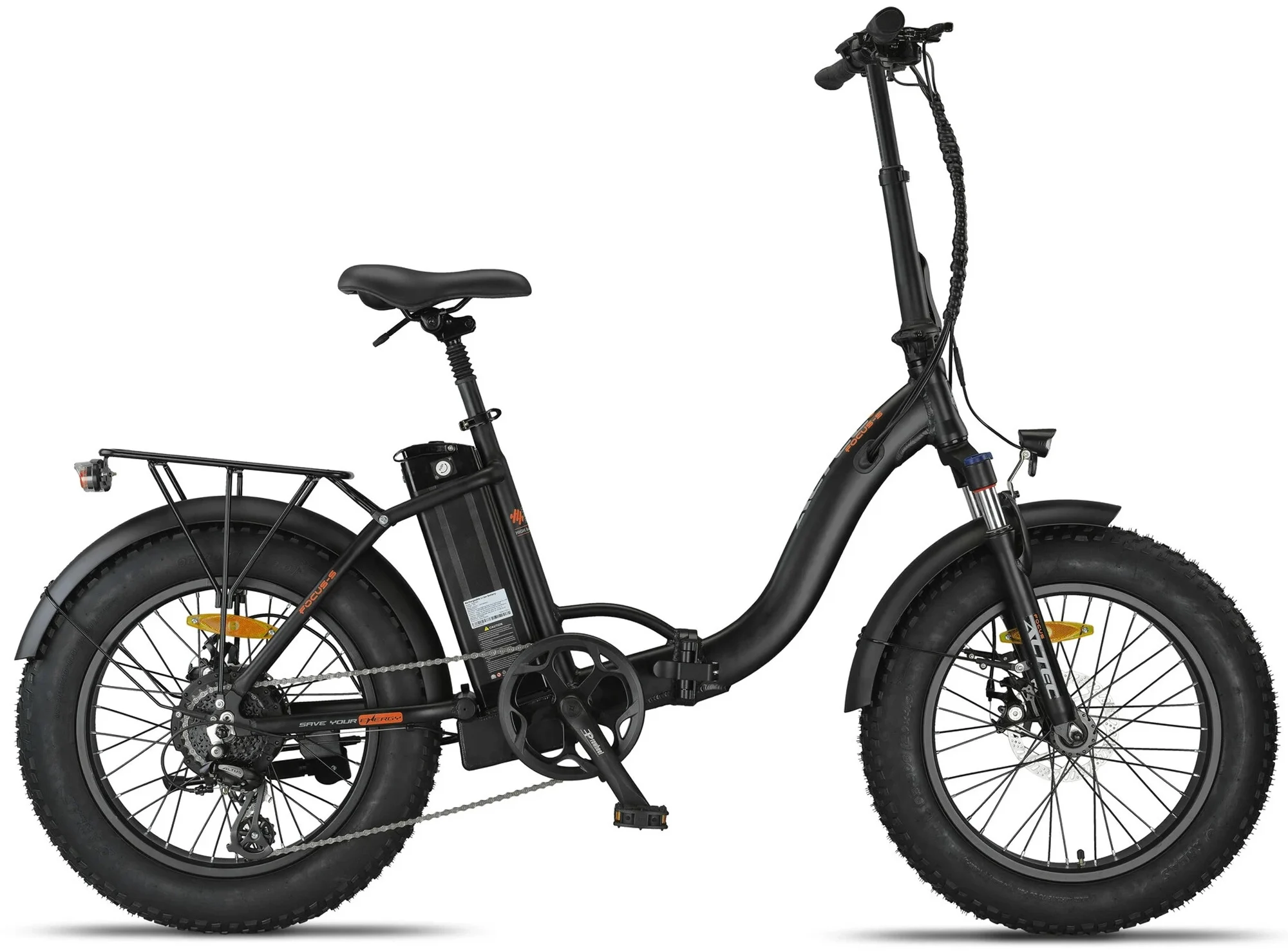 Altec Focus-S Elektrische Fatbike 20 inch Vouwbaar 8v