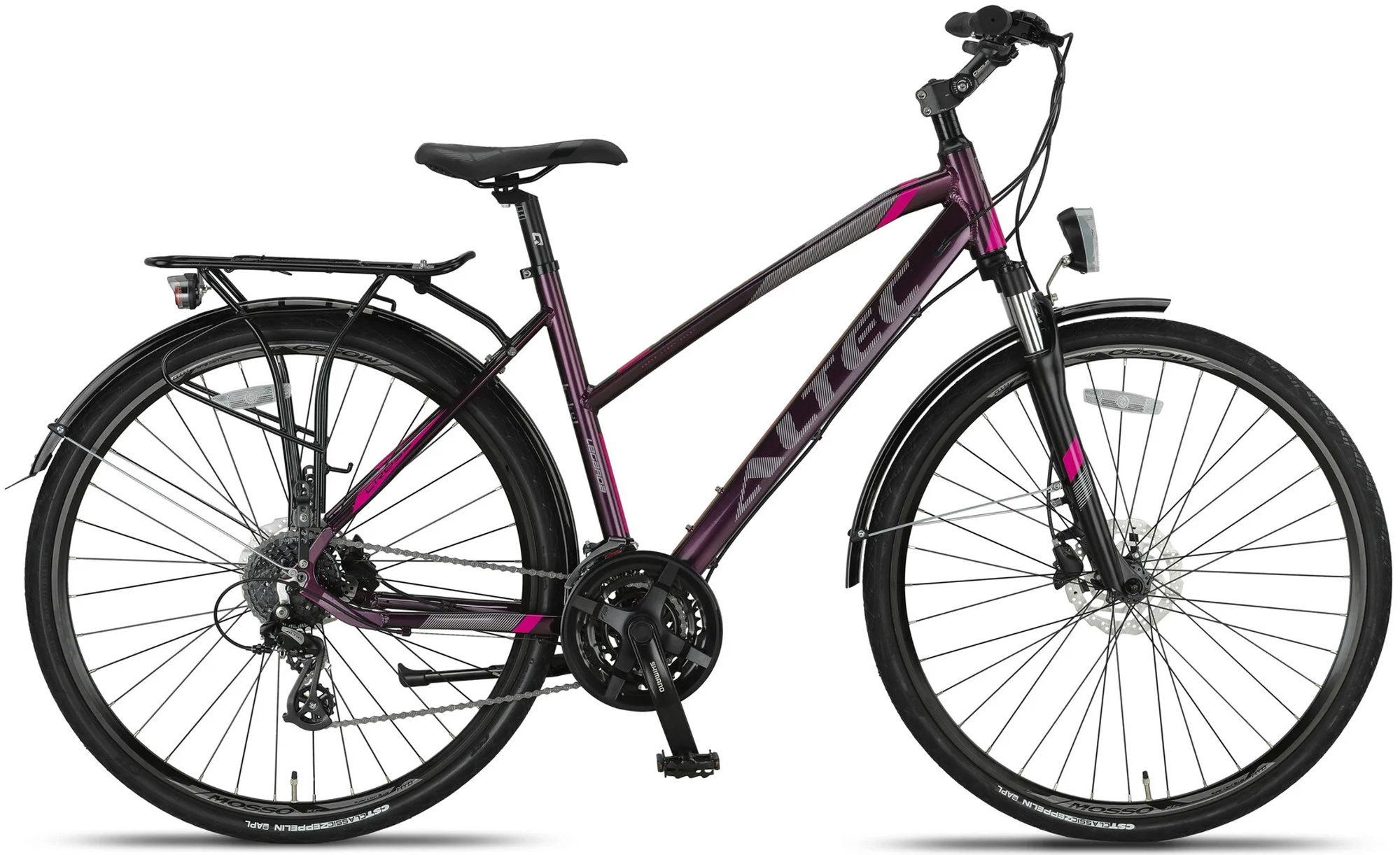Altec Legarda Trekking Damesfiets 28inch 49cmHYD Schijfremmen 24v